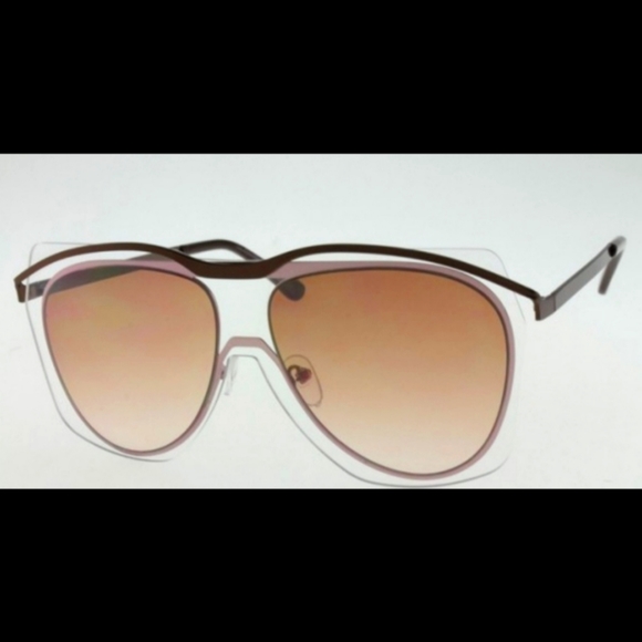 Aviator Sunglasses with Unique Double Lens  - Picture 1 of 1
